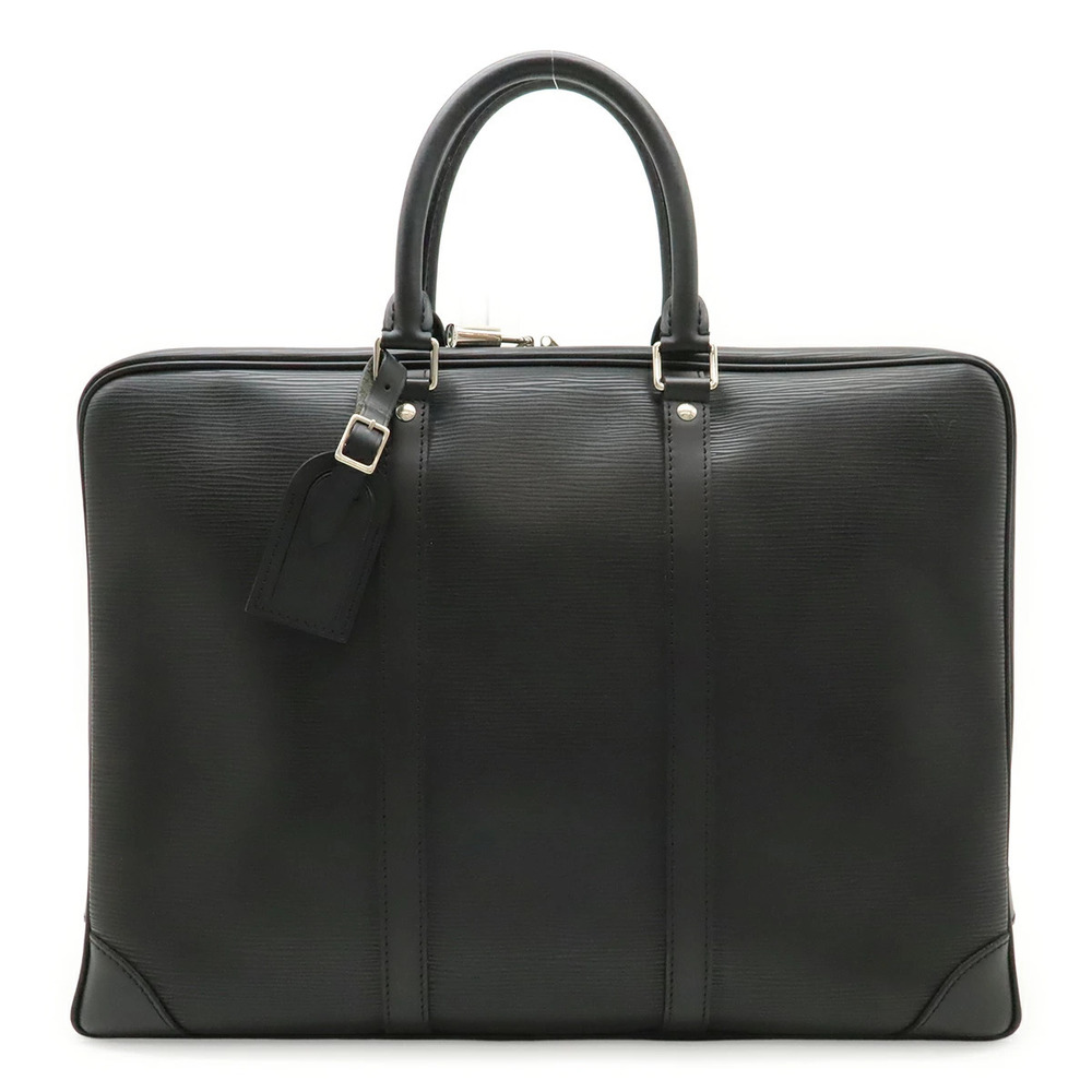 LOUIS VUITTON Epi PDV Port Voyage Bag Business Noir Black